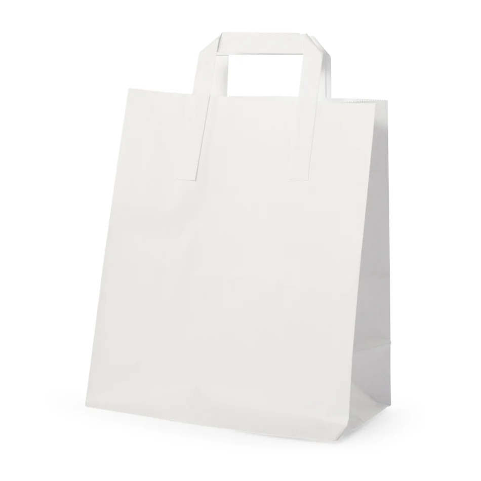 White Grab Bags - Large - 250 Pack