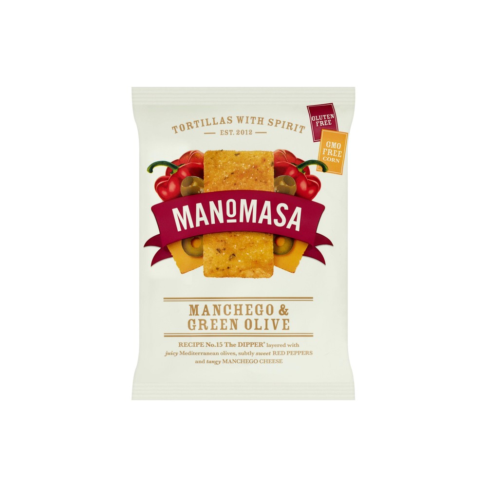 Manomasa Manchego & Olive Tortilla Chips
